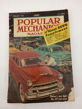  Popular Mechanics February 1953 Magazine  Special Giant Auto Supplement Section picture