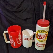 Vintage Coca-Cola Cup lot Plus 98KUPD Coffee Mug picture