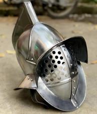 Medieval Murmillo Gladiator Helmet Knight Gladiator Movie Helmet Knight Battle picture
