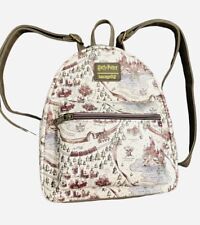NWOT Loungefly Harry Potter School Grounds Maps Allover Print AOP Mini Backpack picture