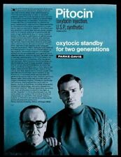 1986 Parke-Davis pharmaceuticals Pitocin oxytocin injection vintage print ad picture