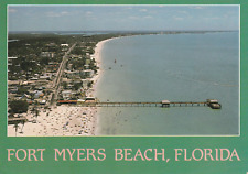 Vintage Postcard Fort Myers Beach Florida Aerial Photograph Unposted picture