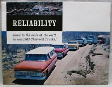 1963 CHEVROLET TRUCKS ADVERTISIND SALES BROCHURE GUIDE VINTAGE GM CHEVY picture
