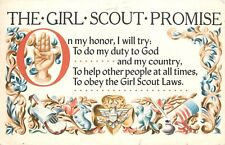 Postcard 1966 The Girl Scout Promise Greeting TP24-1732 picture