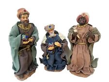 Three Wise Men Set - Cloth & Resin 10