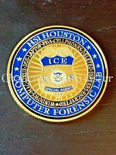 Home Land Security Investigations ICE Houston Computer Forensics Challenge Coin picture