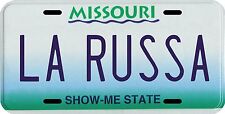 Tony La Russa St. Louis Cardinals manager Missouri metal License plate picture