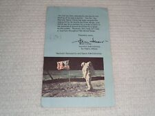 1971 NASA Space Shuttle Program Rare Letter Postcard Signed by Julian Scheer picture