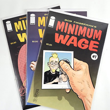 Lot (3) Bob Fingerman's Minimum Wage Image Comic Books #1 3-4 3 4 (2014) picture