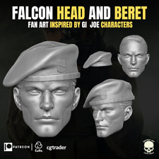 Lt. Falcon with beret custom head for use w/ 4