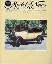 1928 MODEL “A” PHAETON - MODEL “A” NEWS OFFICIAL PUBLICATION VOL. 52 NO.1 2005 picture