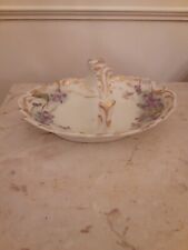 Antique Limoges Trinket Dish With Gold Trim picture