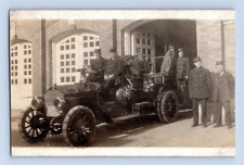RPPC 1910. OSKALOOSA, IOWA. FIRE DEPT. FIRE TRUCK. POSTCARD DB44 picture