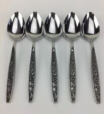 Stylecraft SYF20 Stainless Place Oval Soup Spoons 7 1/4” Vintage Japan picture