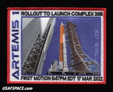 ARTEMIS 1 -ROLLOUT TO LAUNCH- ORIGINAL Tim Gagnon NASA Commemorative SPACE PATCH picture