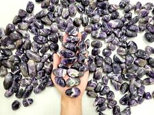 Tumbled Dark Amethyst Crystals from South Africa Natural Healing Stones Bulk picture