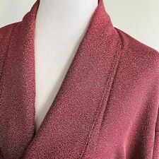 Purple Red  Edo Komon LONG Vintage Silk Japanese Kimono Robe Evening Dress picture