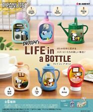 RE-MENT SNOOPY's LIFE in a BOTTLE 6 Pack BOX Complete Set New Japan picture