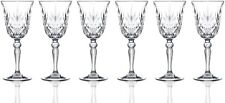 Lorenzo RCR Crystal Collection Water Glass Set -Melodia, 6 Count (Pack of 1), Re picture