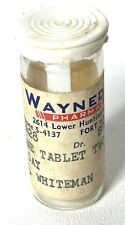 Vintage 1960s Prescription Tiny Pill Bottle Pharmacy Ft. Wayne Indiana picture