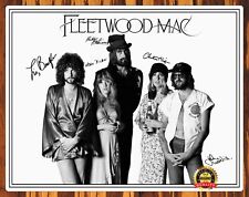 Fleetwood Mac - Autographed Reprint - 1970s - Metal Sign 11 x 14 picture