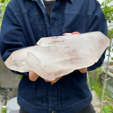 2.2lb Large Natural Clear White Quartz Crystal Cluster Rough Healing Specimen picture