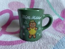 Waffle House 2016 Waffle Holiday Gingerbread Green Coffee Mug Restaurant Ware picture