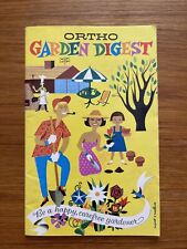VINTAGE 1954 Ortho Garden Digest Booklet Gardening Tips Yellow Wyatt Wallace picture