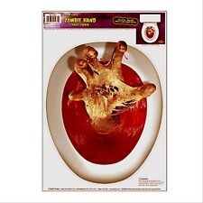 Gothic Halloween Prop-ZOMBIE GHOUL HAND TOILET TOPPER-Tattoo Bathroom Decoration picture