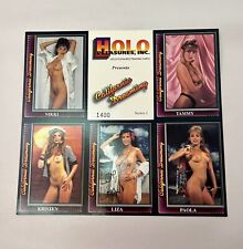 SIGNED Liza California Dreaming Holo Pleasures Limited Edition Promo Sheet Adult picture