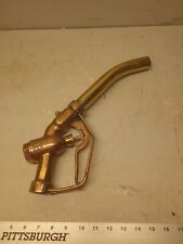 Rare Vintage  Early Polished Brass Buckeye Gas Pump 1926  Mirror Shine  picture