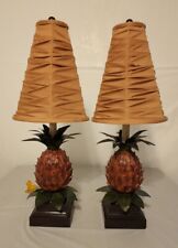 PINEAPPLE LAMPS Vintage Beautiful set Works Great TESTED picture