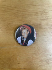 Boy George Photograph Music Pop Band Vintage Metal Pinback Pin Button picture