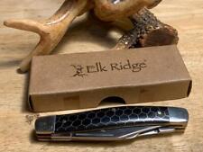 Elk Ridge Black C-Tek Stockman 3 7/8