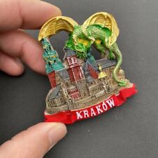 Krakow Cracow Poland Tourism Travel Gift Souvenir 3D Resin Fridge Magnet picture