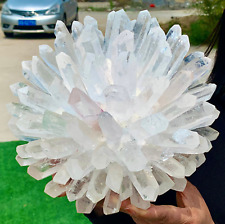16.71LB New Find White  PhantomQuartz Crystal Cluster MineralSpecimen 708 picture
