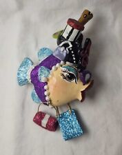 Katherine's Collection Mall Queen Kissy Fish Ornament 6
