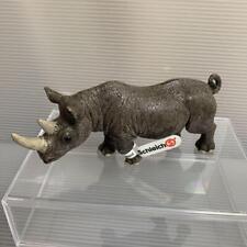 Schleich Black Rhino Animal Real Figure With Tag Out Of Print Item 2 picture