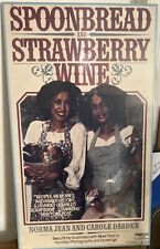 RARE 1978 20x30 Poster African American Spoonbread & Strawberry Wine Cookbook picture