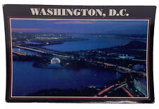 Vintage Postcard Washington DC Jefferson Memorial Air View Unposted  Collectible picture
