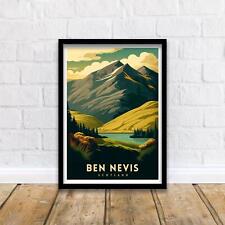 Ben Nevis Scotland Travel Print picture
