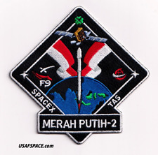 Authentic MERAH PUTIH-2-SPACEX FALCON-9-Mission EMPLOYEE PATCH picture