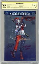 Harley Quinn #1 Conner Foil Convention CBCS 9.2 SS 2016 picture