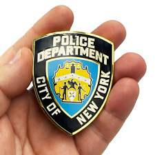 F-005 NYPD NEW YORK CITY Police Department Dept. Challenge Coin thin blue line picture