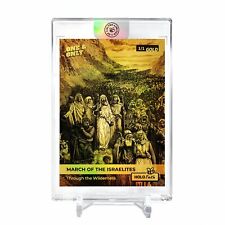 MARCH OF THE ISRAELITES Holo GOLD Card 2023 GleeBeeCo #MRTH-G 1/1 picture