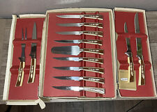 Regent Sheffield Cutlery 19 Piece Knife Set, Stainless never used Treasure Chest picture