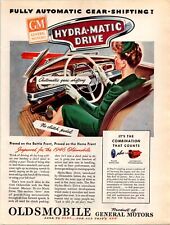 VINTAGE 1945 1946 OLDSMOBILE GM HYDRA-MATIC DRIVE NO CLUTCH PRINT AD picture