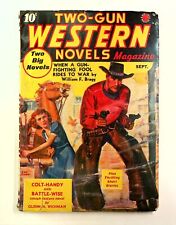 Two-Gun Western Novels Magazine Pulp 1st Series Sep 1941 Vol. 2 #5 VG- 3.5 picture