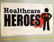 HEALTHCARE HERO FLAG *FREE SHIP USA SELLER* Health Cape Hero Poster Sign 3x5' picture