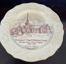 DRUMMOND CHAPEL METHODIST CHURCH MORGANTOWN, WEST VIRGINIA 1850-1957 PLATE picture